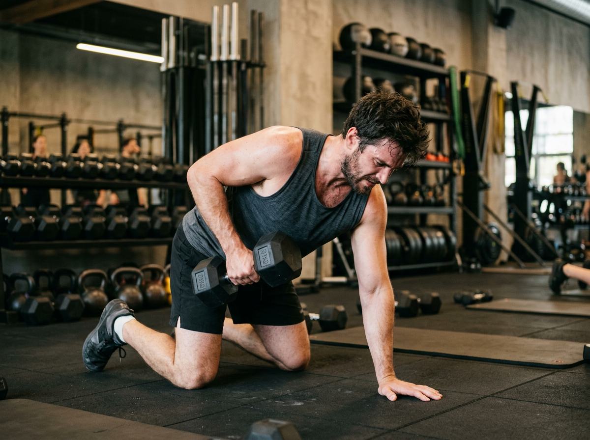 Strength training session